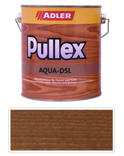 ADLER Pullex Aqua DSL - vodou ředitelná lazura na dřevo 2.5 l Frame ST 02/2