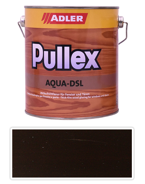 ADLER Pullex Aqua DSL - vodou ředitelná lazura na dřevo 2.5 l Rumkugel LW 04/5