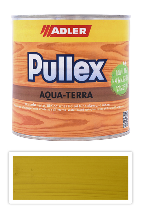 ADLER Pullex Aqua Terra - ekologický olej 0.75 l Žlutá RAL 1023