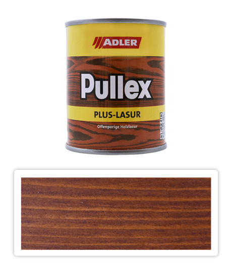 ADLER Pullex Plus Lasur - lazura na ochranu dřeva v exteriéru 0.125 l Kaštan 50420