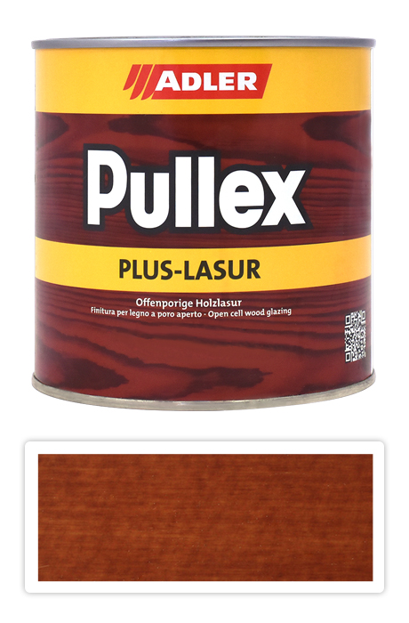 ADLER Pullex Plus Lasur - lazura na ochranu dřeva v exteriéru 0.75 l Borovice LW 01/4