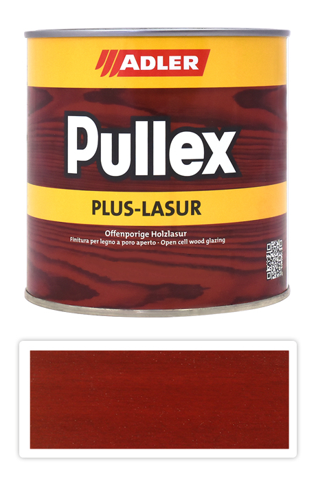 ADLER Pullex Plus Lasur - lazura na ochranu dřeva v exteriéru 0.75 l Herzblut LW 07/2