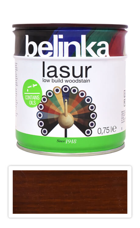 BELINKA Lasur - tenkovrstvá lazura 0.75 l Palisandr 24