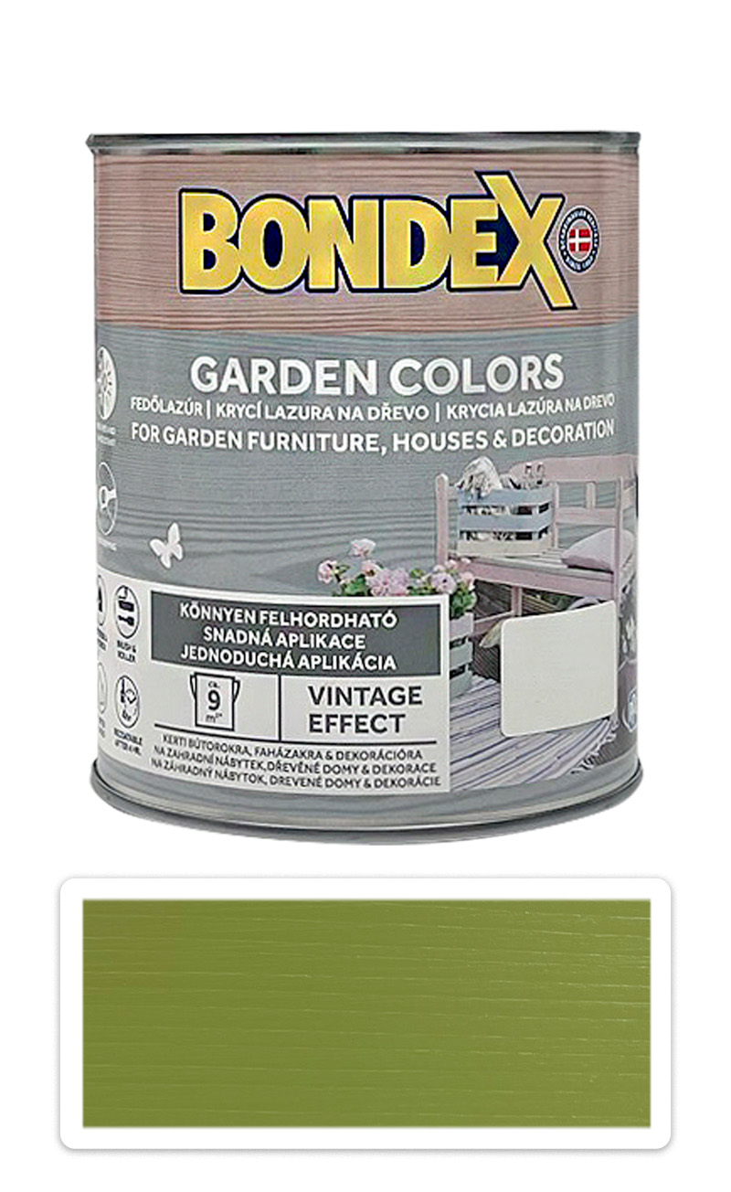 BONDEX Garden Colors - dekorativní silnovrstvá lazura na dřevo