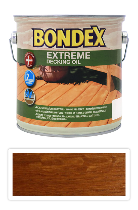 Bondex EXTREME DECKING OIL 2.5l Teak