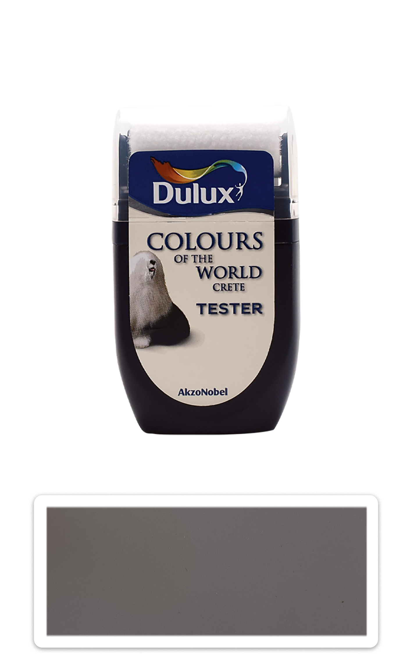 DULUX Colours of the World - matná krycí malířská barva 0.03 l Grafitový soumrak vzorek