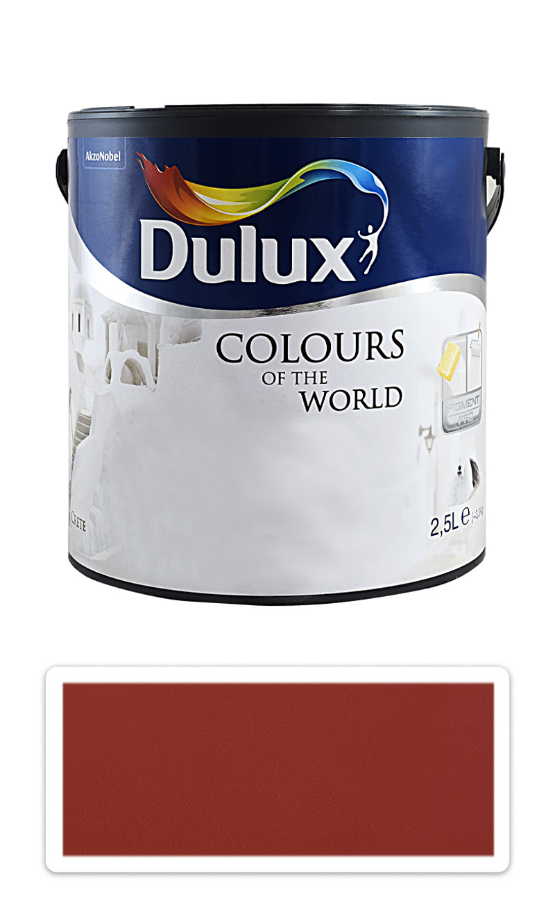 DULUX Colours of the World - matná krycí malířská barva do interiéru 2.5 l Červené víno