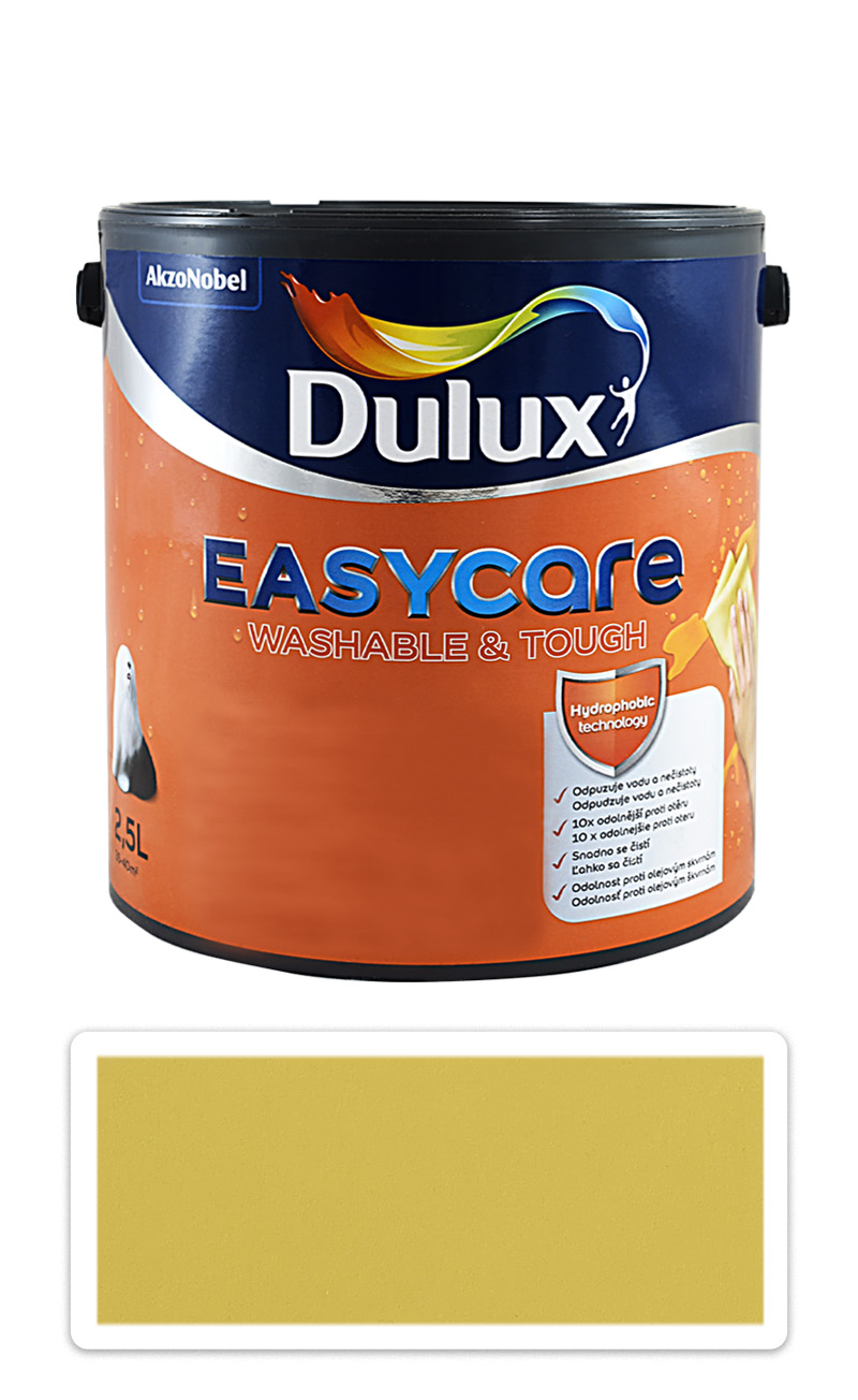 DULUX EasyCare - omyvatelná malířská barva do interiéru 2.5 l Zlatá medaile