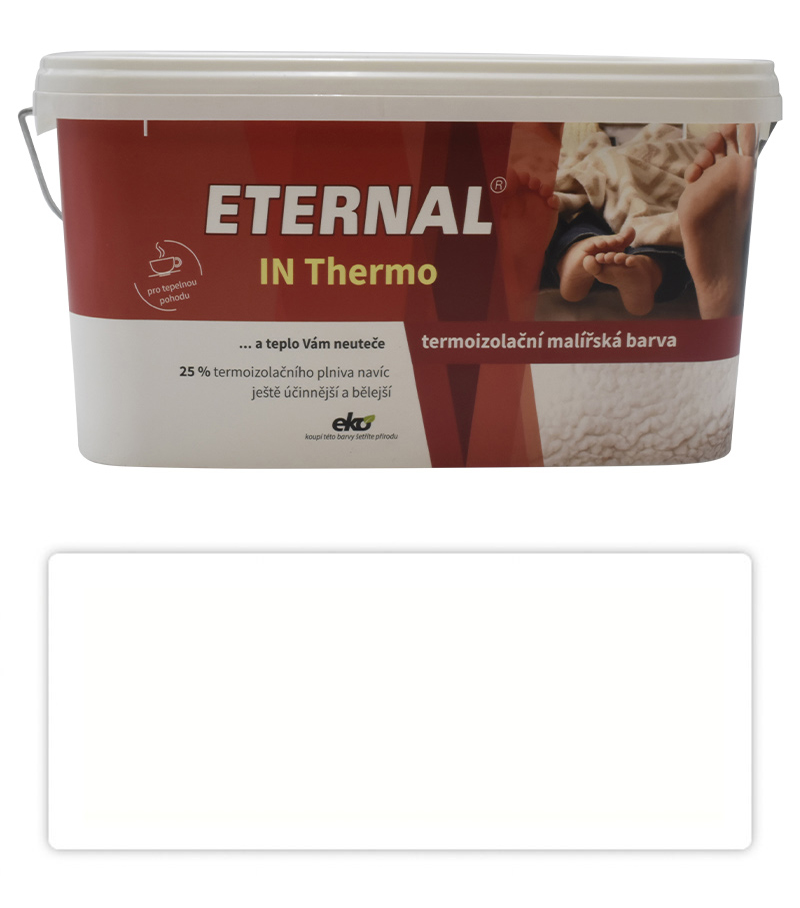 ETERNAL IN Thermo - termoizolační malířská barva do interiéru 4 l Bílá