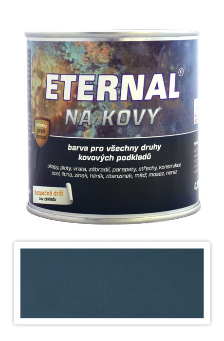 ETERNAL Na kovy - antikorozní barva na kov 0.7 l Zelená 406