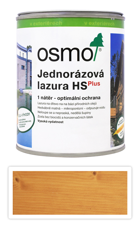 Jednorázová lazura HS OSMO 0.75l Borovice