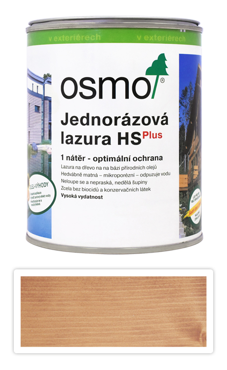 Jednorázová lazura HS OSMO 0.75l Modřín 9236