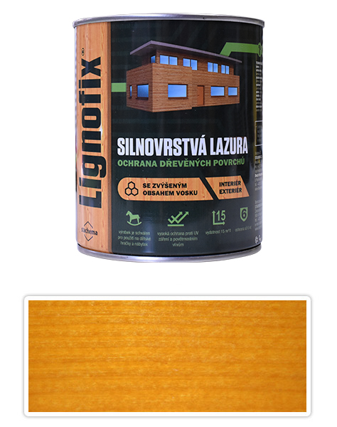 LIGNOFIX - silnovrstvá lazura 0.75 l Pinie