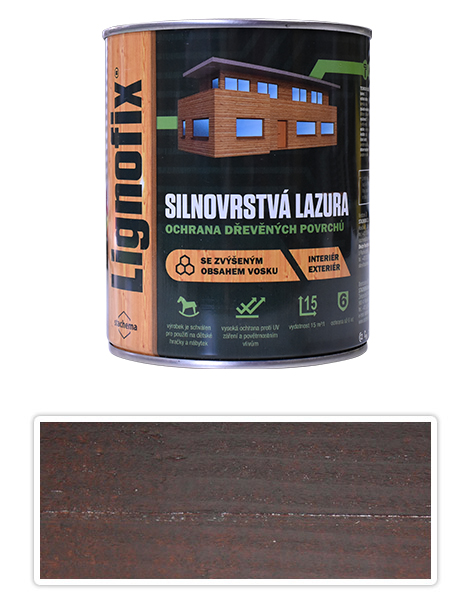 LIGNOFIX - silnovrstvá lazura 0.75 l Wenge