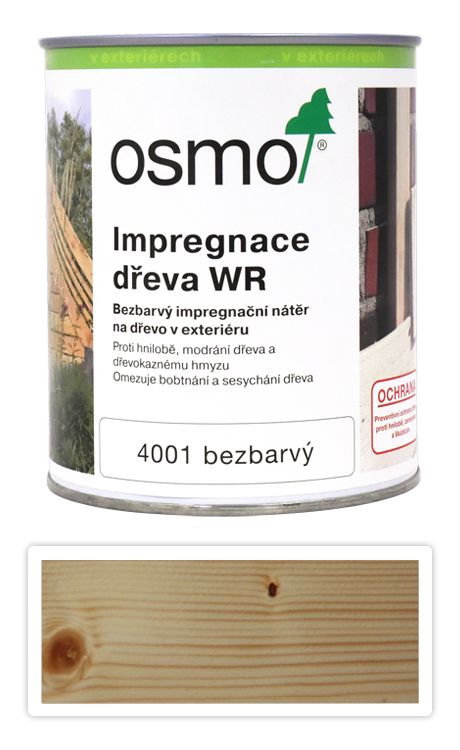 OSMO Impregnace dřeva pro exteriéry WR 0.75 l 4001