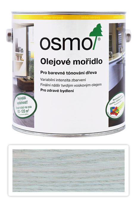 OSMO Olejové mořidlo 2.5 l Světle šedá 3518