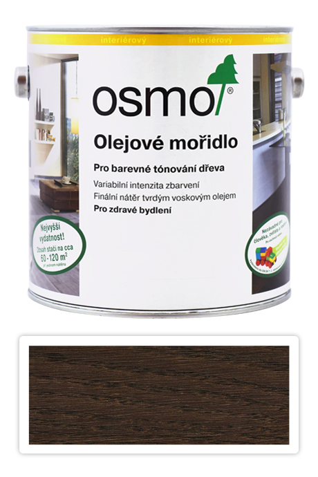 OSMO Olejové mořidlo 2.5 l Tabák 3564