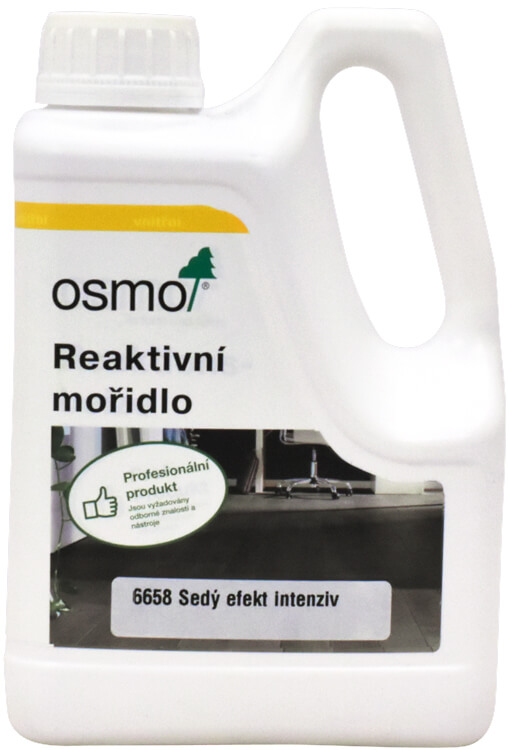 OSMO Reaktivní mořidlo na dubové dřevo 1 l Šedý effekt intenziv 6658