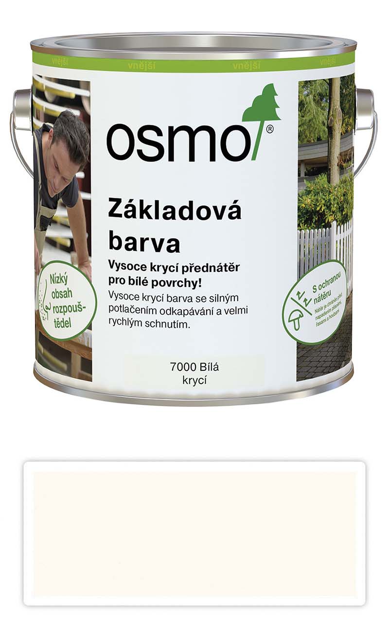 OSMO Základová barva 2.5 l Bílá krycí 7000