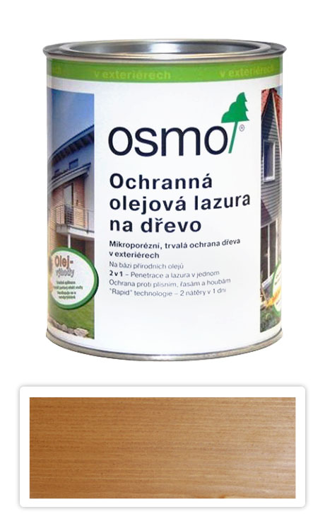 Ochranná olejová lazura OSMO 0.75l Borovice