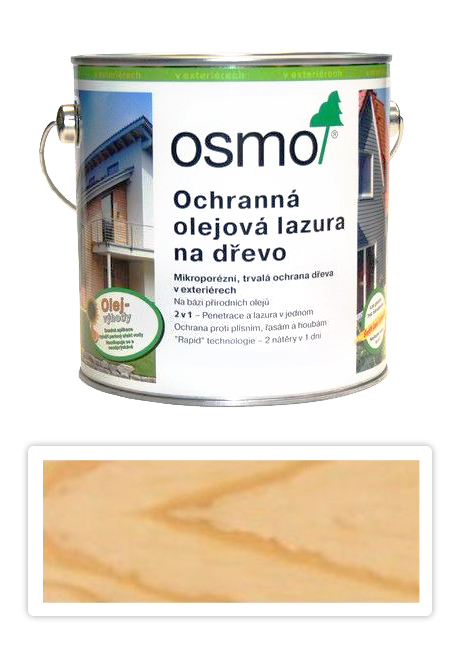 Osmo Ochranná olejová lazura na dřevo 2