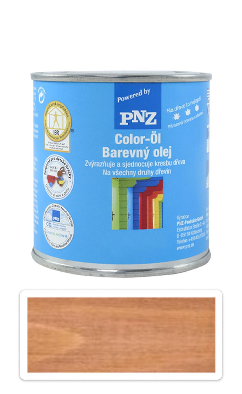 PNZ Barevný olej 0.25 l Meranti / Teak