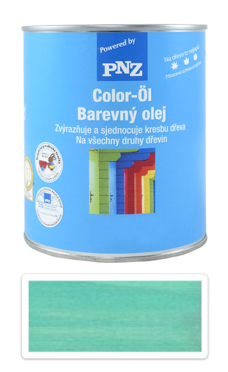 PNZ Barevný olej 0.75 l Pastelově zelený