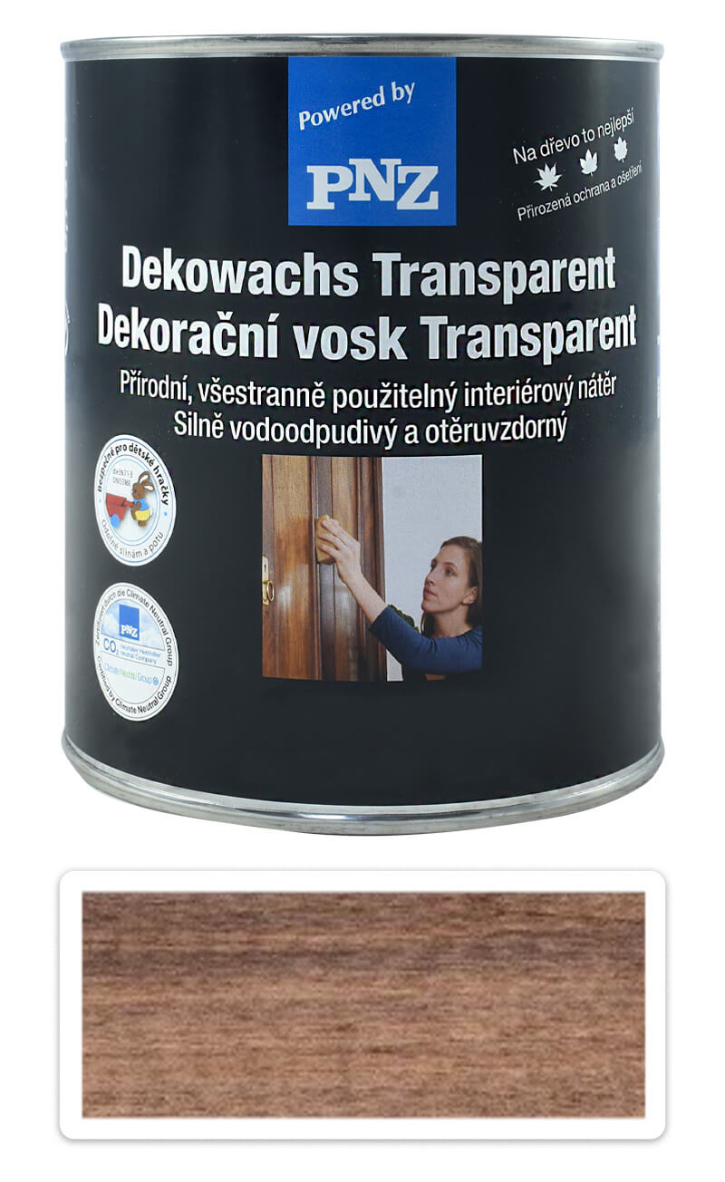 PNZ Dekorační vosk Transparent 0.75 l Eben