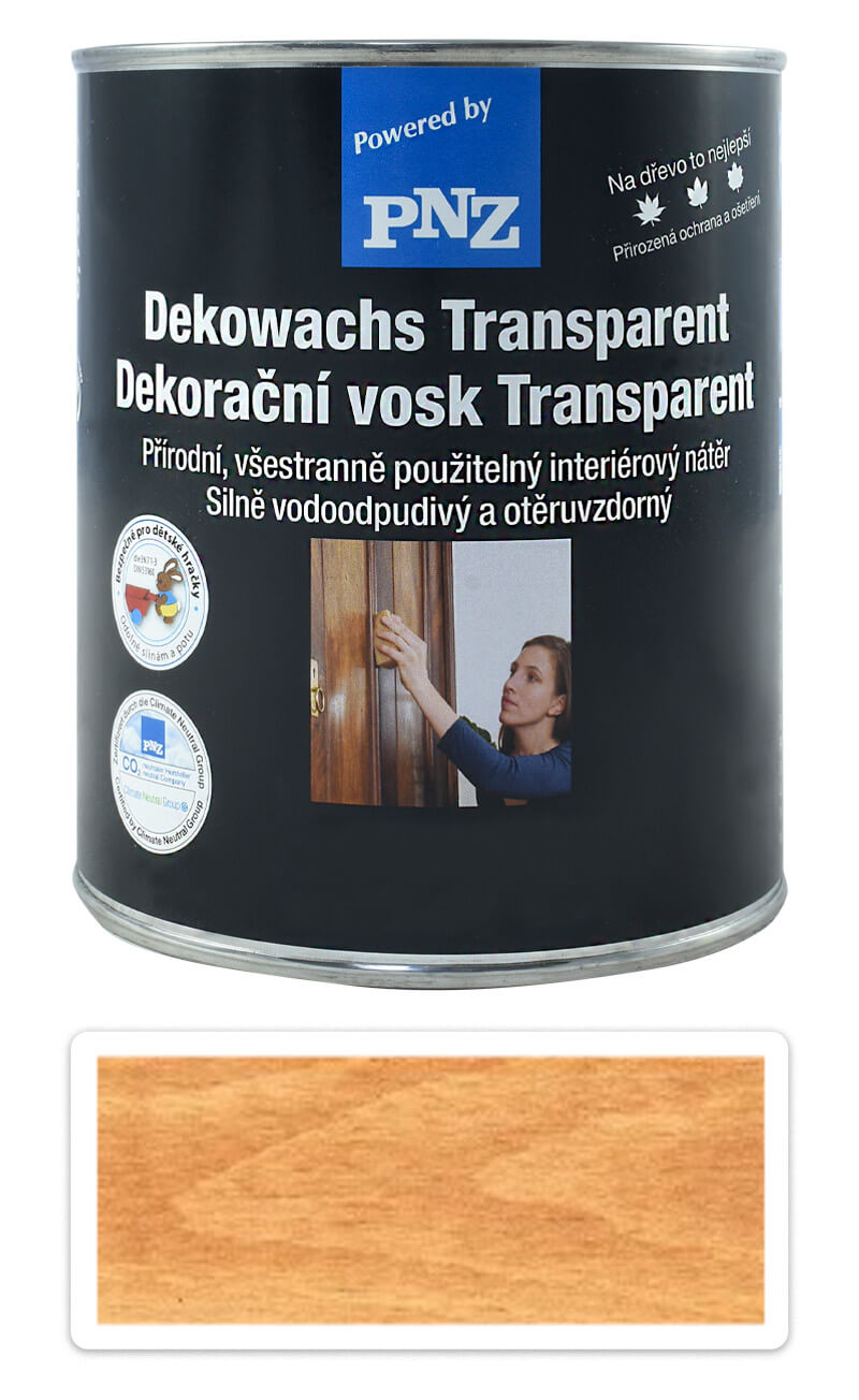 PNZ Dekorační vosk Transparent 0.75 l Zlatý javor