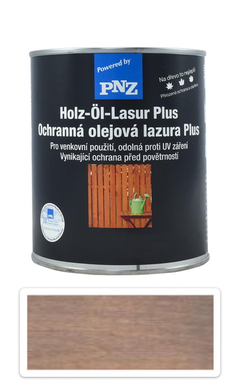 PNZ Ochranná olejová lazura Plus 0.75 l Patina