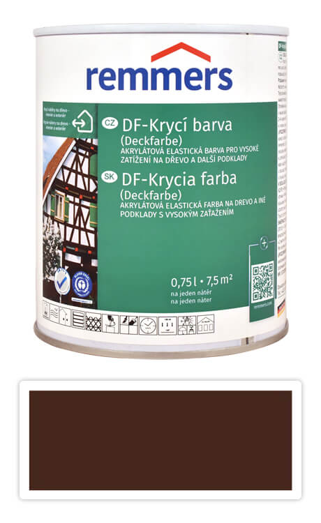 REMMERS DF - Krycí barva 0.75 l Nussbraun / Ořech