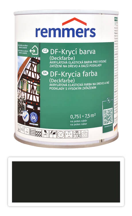 REMMERS DF - Krycí barva 0.75 l Tabakbraun /Tabák