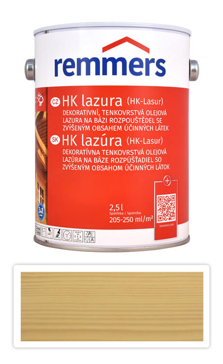 REMMERS HK lazura - ochranná lazura na dřevo pro exteriér 2.5 l Hemlock