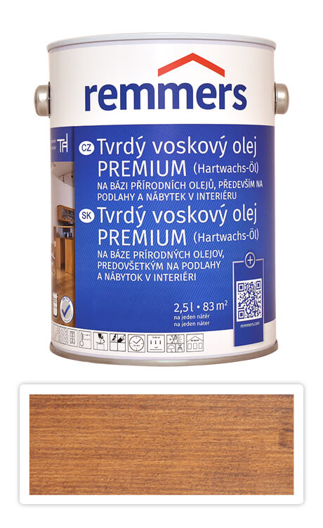 REMMERS Tvrdý voskový olej PREMIUM 2.5 l Ořech