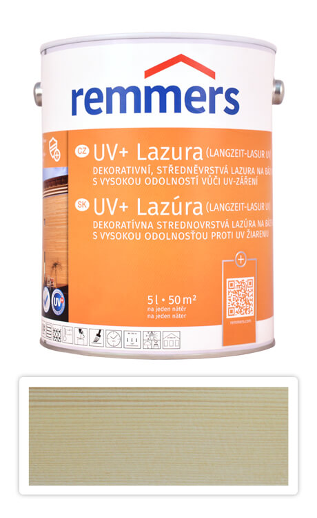 REMMERS UV+ Lazura - dekorativní lazura na dřevo 5 l Bezbarvá