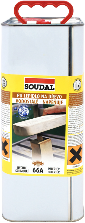 SOUDAL PU lepidlo na dřevo 66A 5kg