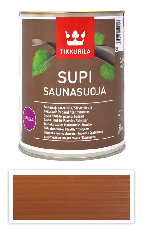 TIKKURILA Supi Sauna Finish - akrylátový lak do sauny 0.9 l Kantarelli 5054