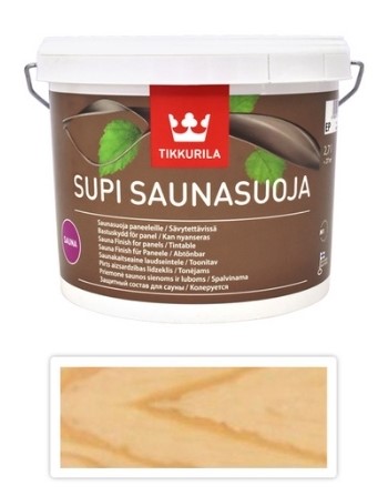 TIKKURILA Supi Sauna Finish - akrylátový lak do sauny 2.7 l Bezbarvý