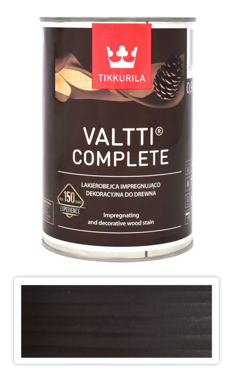 TIKKURILA Valtti Complete - matná tenkovrstvá lazura s ochranou proti UV záření 0.9 l Kanto 5077