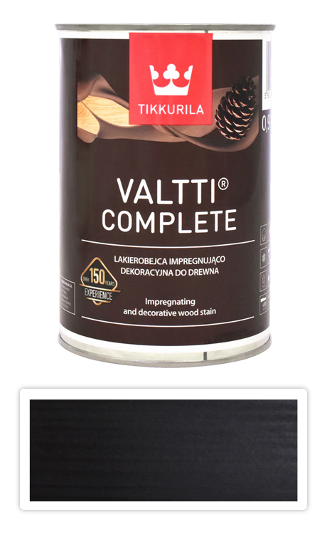 TIKKURILA Valtti Complete - matná tenkovrstvá lazura s ochranou proti UV záření 0.9 l Piki 5089