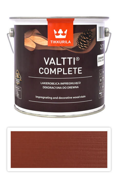 TIKKURILA Valtti Complete - matná tenkovrstvá lazura s ochranou proti UV záření 2.7 l Kettu 5056