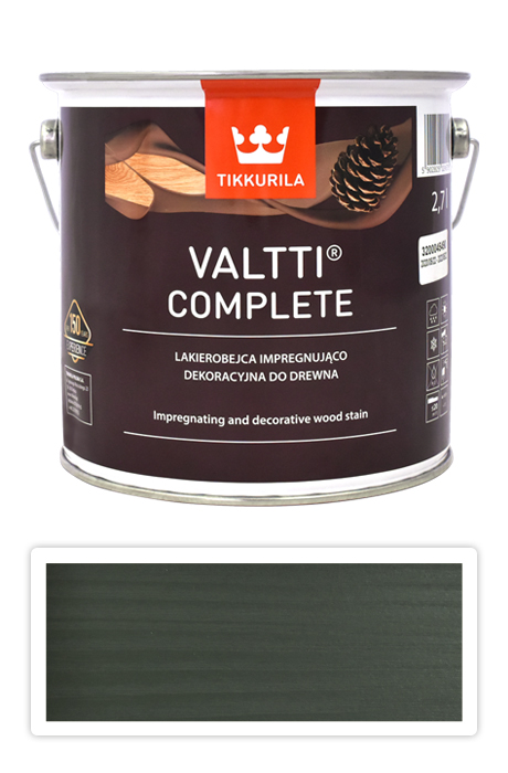 TIKKURILA Valtti Complete - matná tenkovrstvá lazura s ochranou proti UV záření 2.7 l Lehti 5066