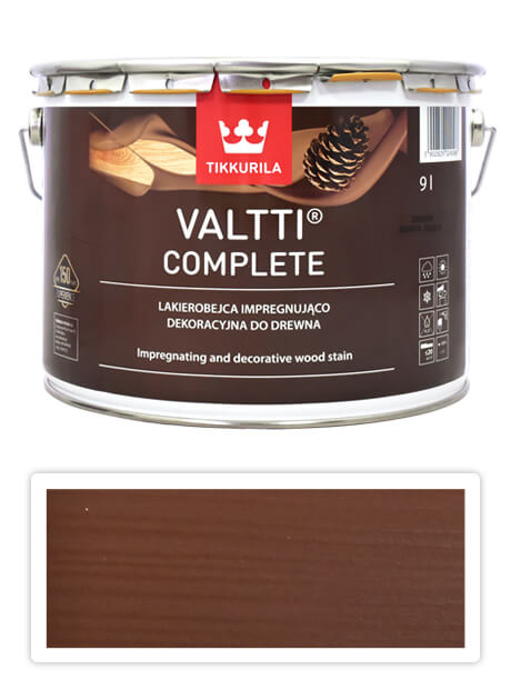 TIKKURILA Valtti Complete - matná tenkovrstvá lazura s ochranou proti UV záření 9 l Honka 5072