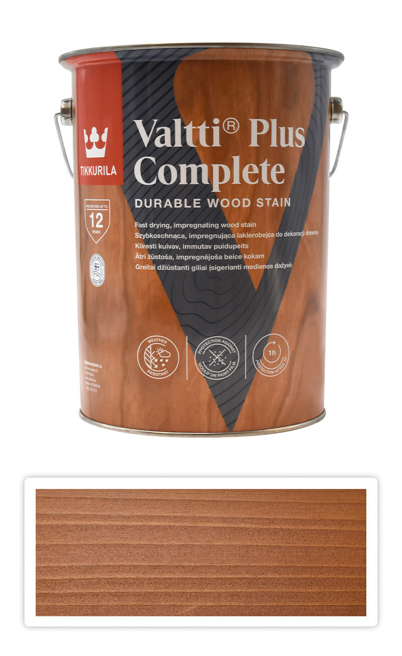 TIKKURILA Valtti Plus Complete - matná tenkovrstvá lazura 5 l Teak