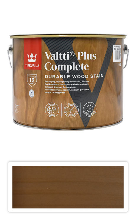 TIKKURILA Valtti Plus Complete - matná tenkovrstvá lazura 9 l Ruoko 5070