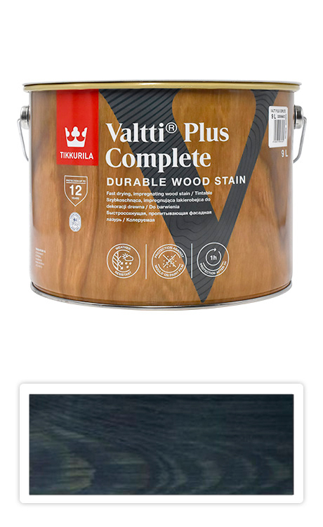 TIKKURILA Valtti Plus Complete - matná tenkovrstvá lazura 9 l Yö 5086