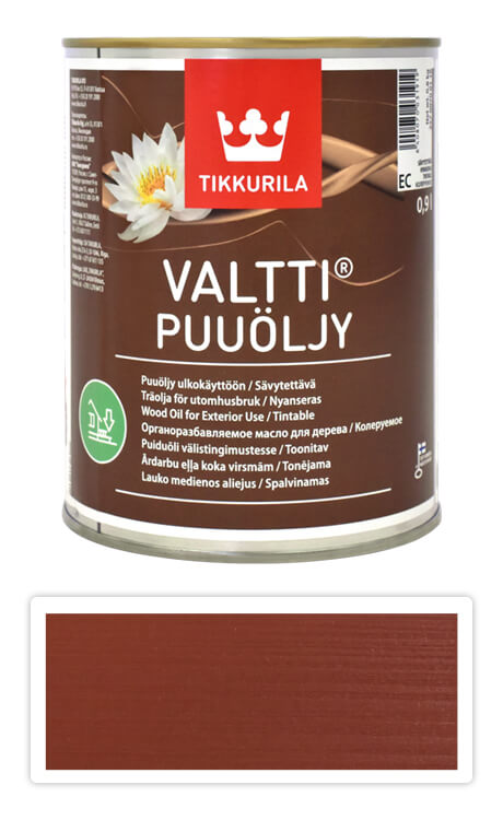 TIKKURILA Valtti wood oil - olej na terasy a nábytek 0.9 l Kettu 5056