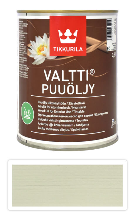 TIKKURILA Valtti wood oil - olej na terasy a nábytek 0.9 l Lumi 5060