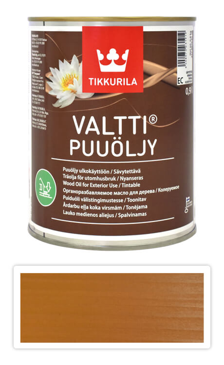 TIKKURILA Valtti wood oil - olej na terasy a nábytek 0.9 l Mesi 5050