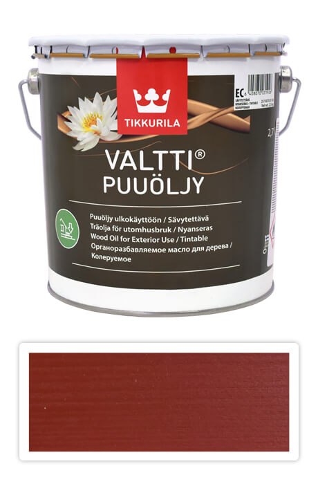 TIKKURILA Valtti wood oil - olej na terasy a nábytek 2.7 l Marja 5059